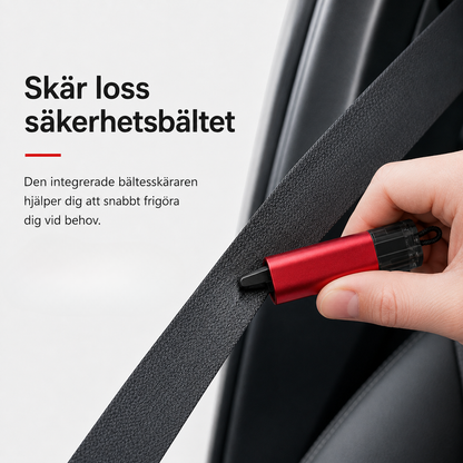 Utväg - nödhammare och bältesskärare för bilen